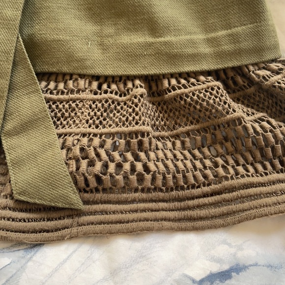 Sea New York Sz XS Baja Lace Military Jacket Army Green - Picture 12 of 14